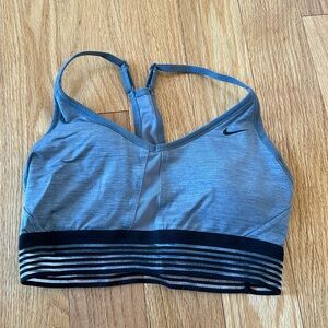 Grey Nike Sports Bra